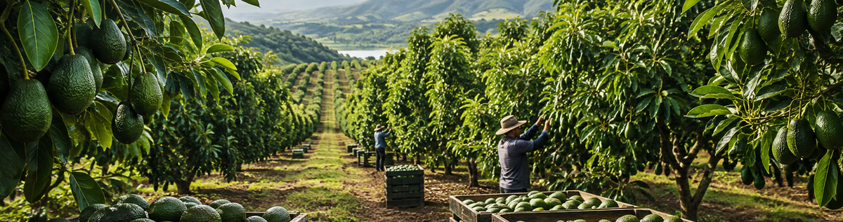 Keitt avocado farm in Kenya